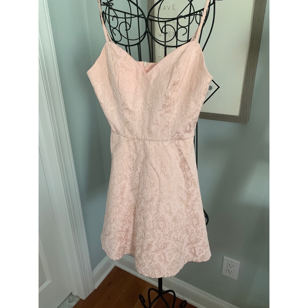 Light pink strappy dress